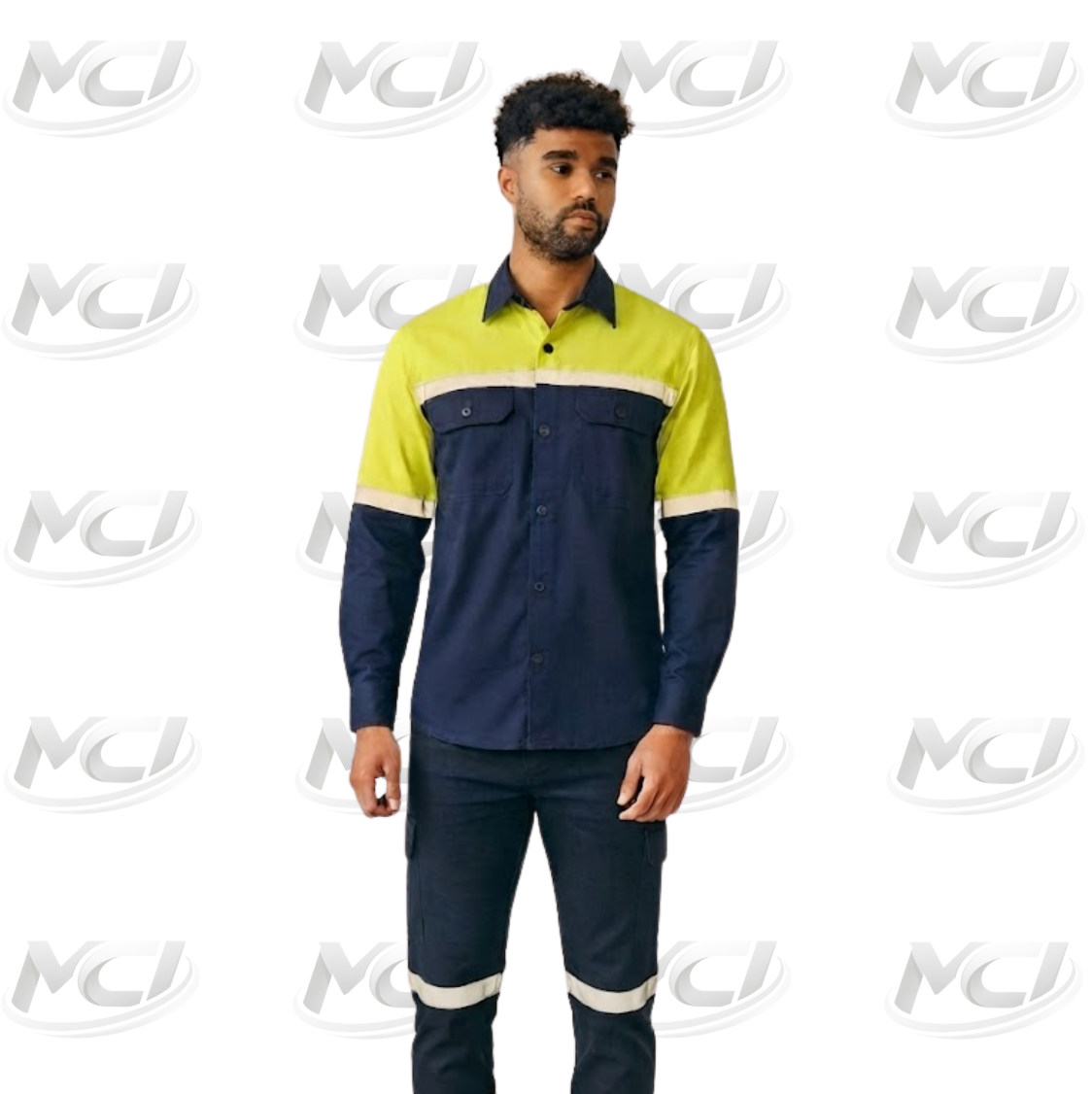 65% Cotton - Mircare 2 Piece Suit - 2 Tone