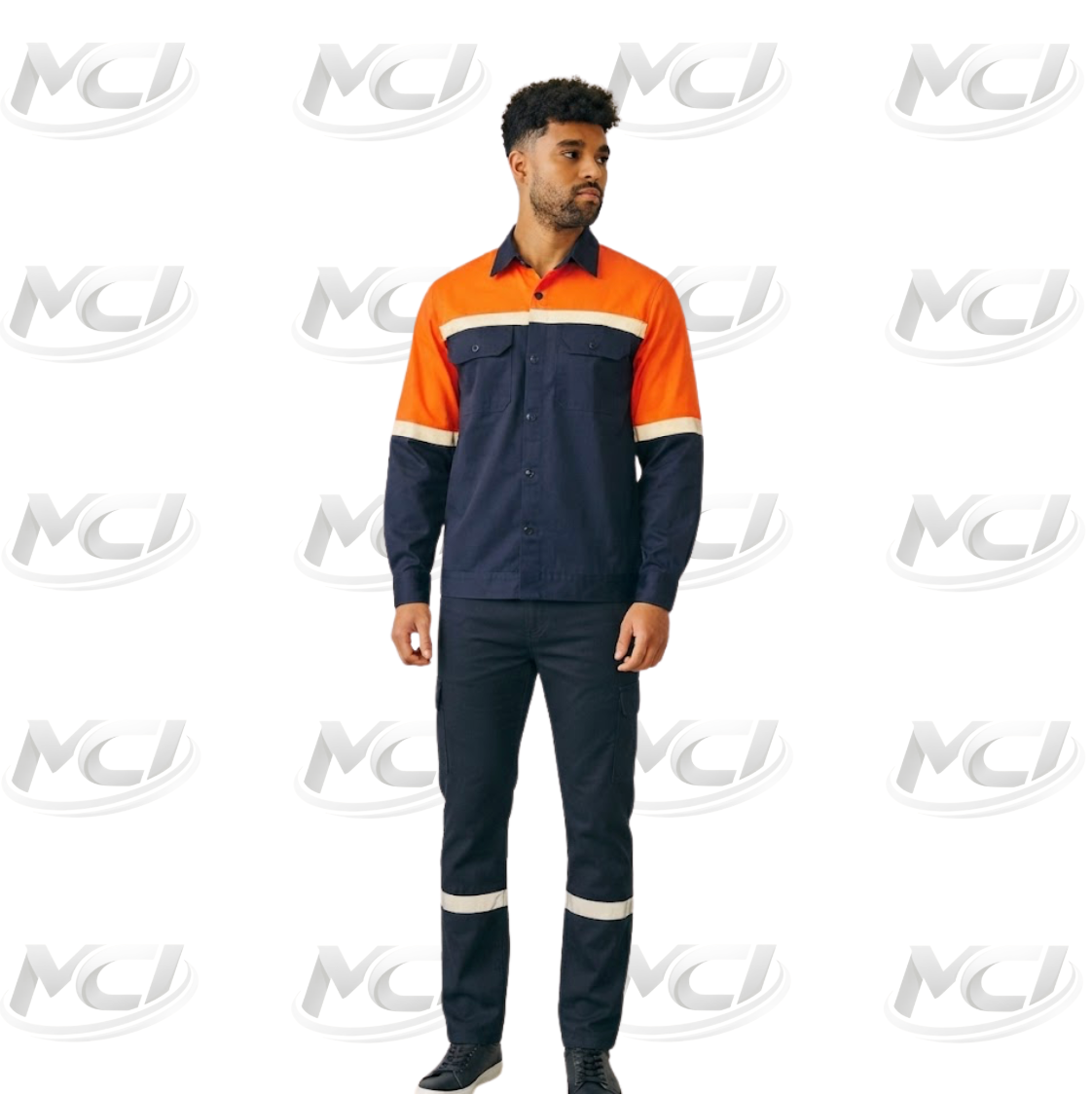 65% Cotton - Mircare 2 Piece Suit - 2 Tone