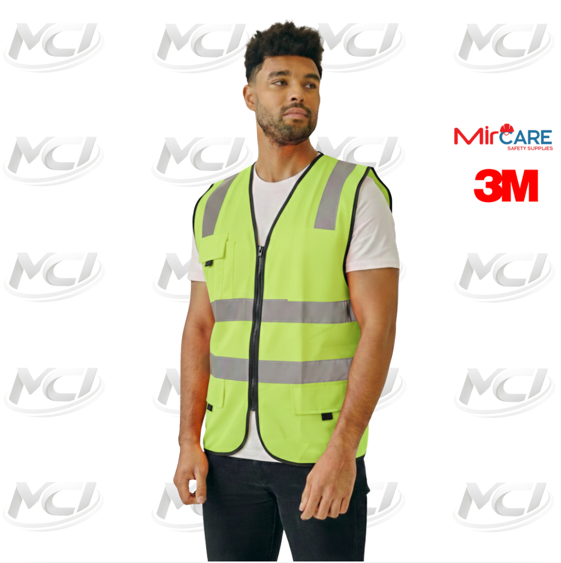 Safety Vest 4 Pocket - 3M Reflective Strips