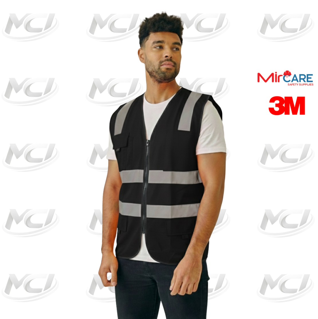 Safety Vest 4 Pocket - 3M Reflective Strips